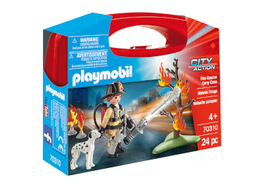 Playmobil-Mitnehm-Set City Action Feuerwehr Löscheinsatz