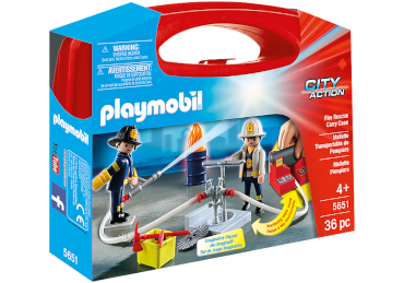 Playmobil-Mitnehm-Set Feuerwehr Notfall