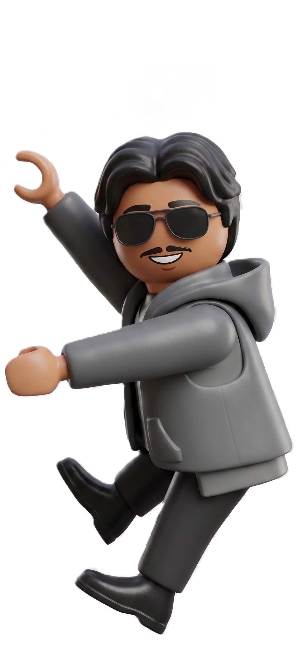 Kletternde Playmobil Figur